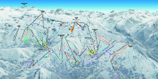 Plan des Pistes Domaine Les Sybelles 2026-2027