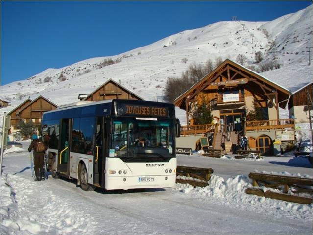 Ski resort shuttles