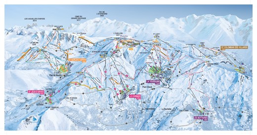 Plan des pistes interactif