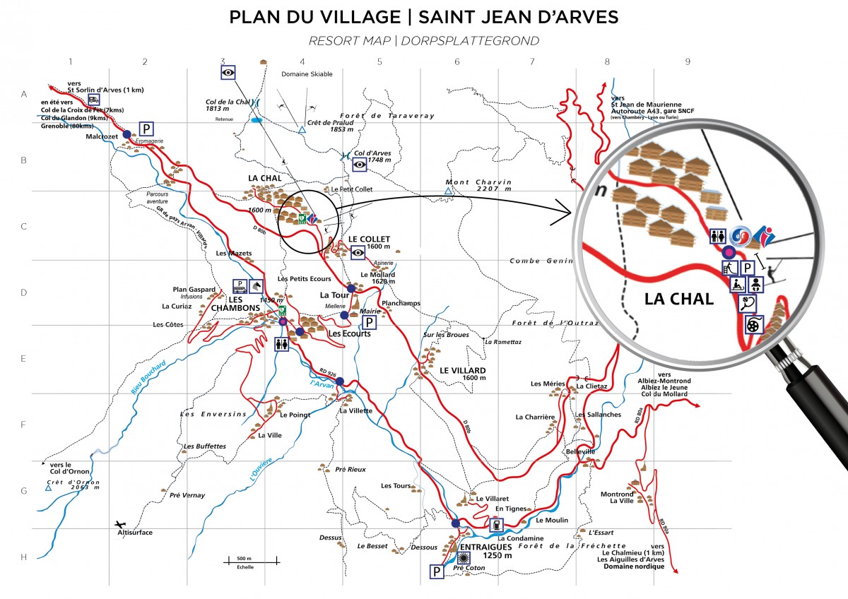 Plan Saint Jean d'Arves