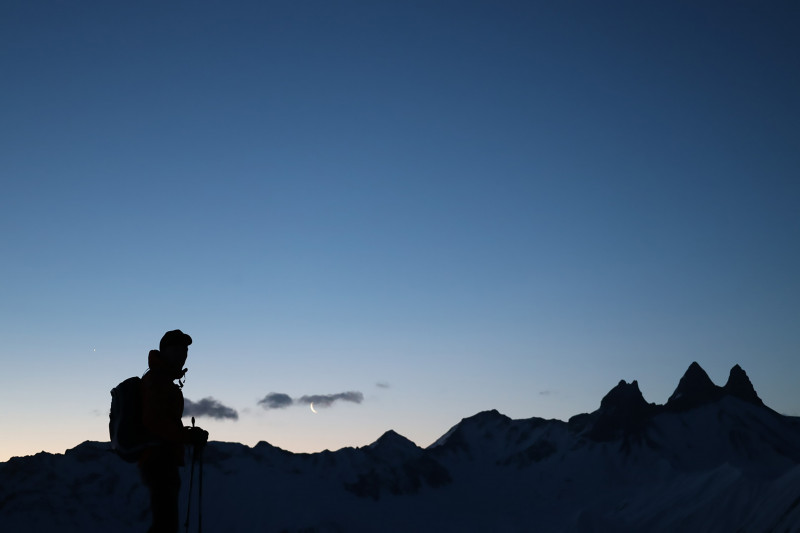 Coucher de soleil-aiguilles