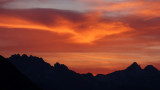 Coucher de soleil Chalet d'la Croë