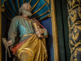 Statue de l'Eglise baroque St Saturnin