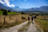 Sur le sentier de la Plaigne en direction du Plateau de Montrond