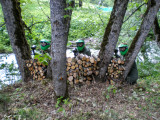 Equipe jouant au paintball