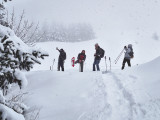 Col d'Arves en raquettes entre amis