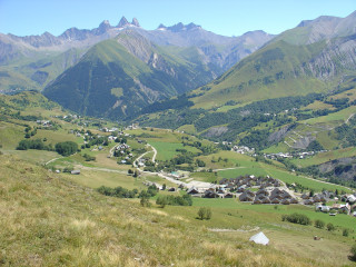 La Chal hamlet in Saint Jean d'Arves during summer