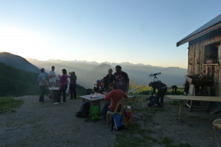 La terrasse du chalet d'Alpage
