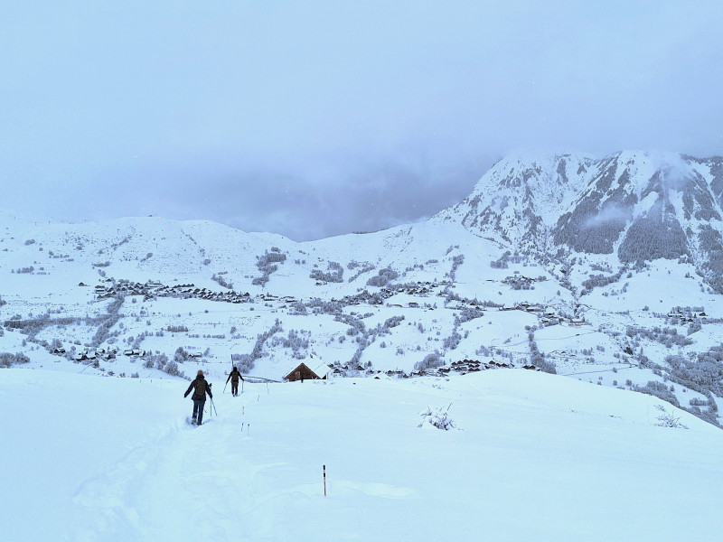 Vue sur l'itinéraire de l'altisurface