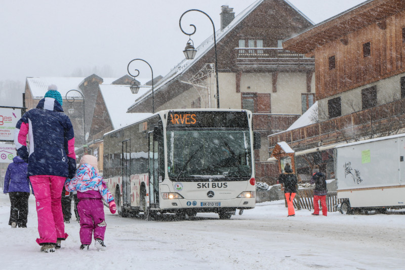 navette sybelle dans le village