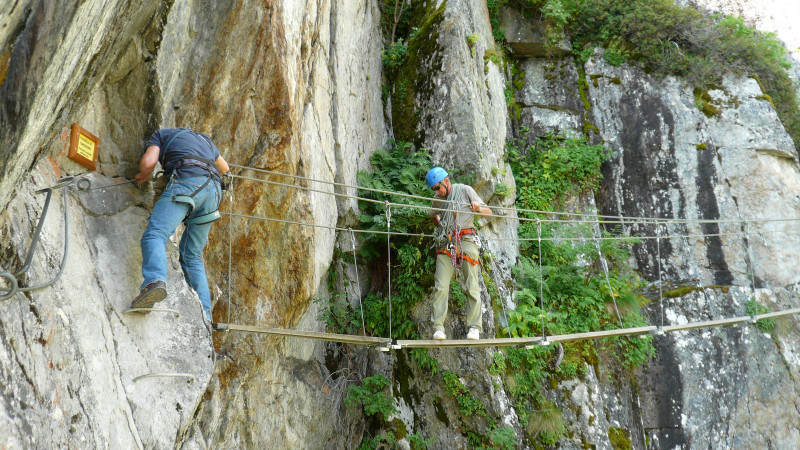 via ferrata saint sorlin - © Office de Tourisme de St Sorlin via ferrata saint sorlin