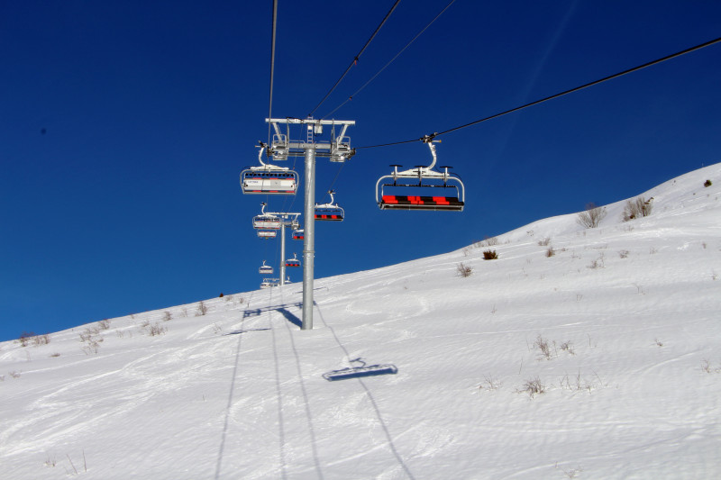 Telesiege pietons Charvin Express hiver