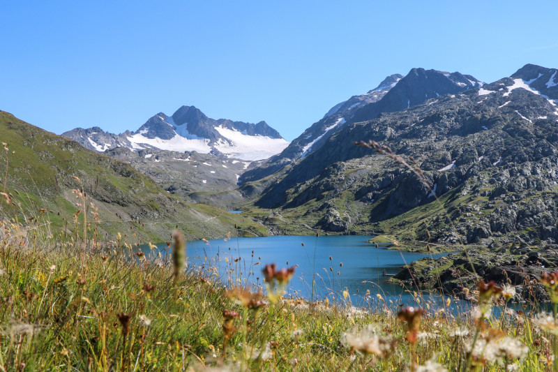 Les Trois lacs et glacier de Saint Sorlin