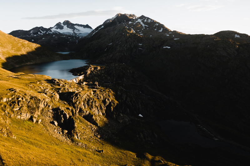 Les Trois lacs et glacier de Saint Sorlin
