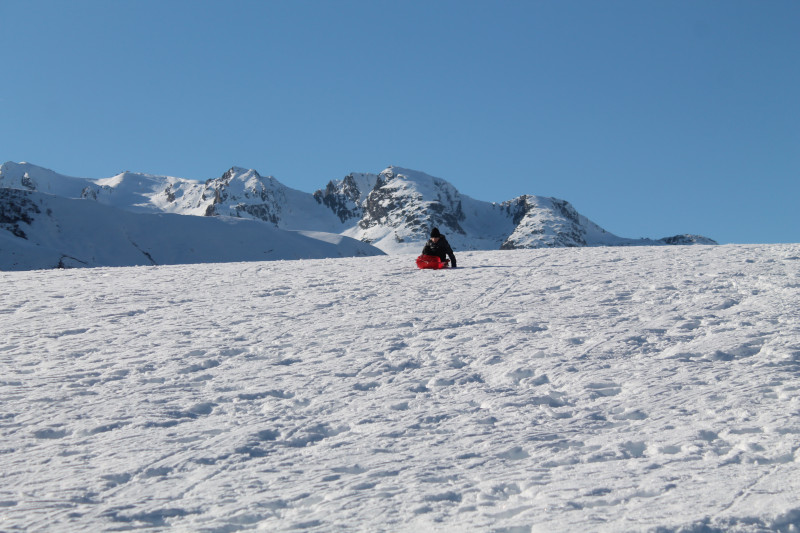 Piste de luge - Grand Ours - © Office de tourisme Saint Jean d'Arves - Les Sybelles Piste de luge - Grand Ours
