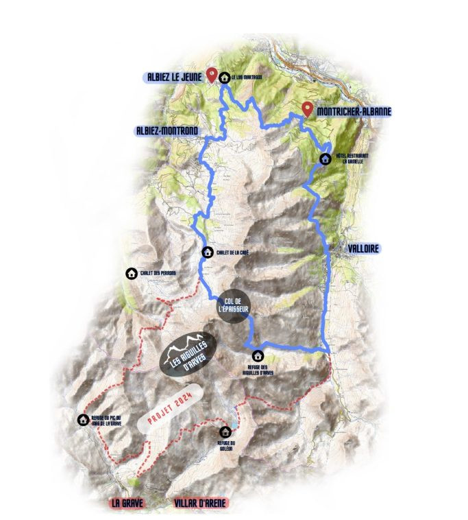 Tour du Pays des Aiguilles d'Arves - © Tour du Pays des Aiguilles d'Arves Tour du Pays des Aiguilles d'Arves