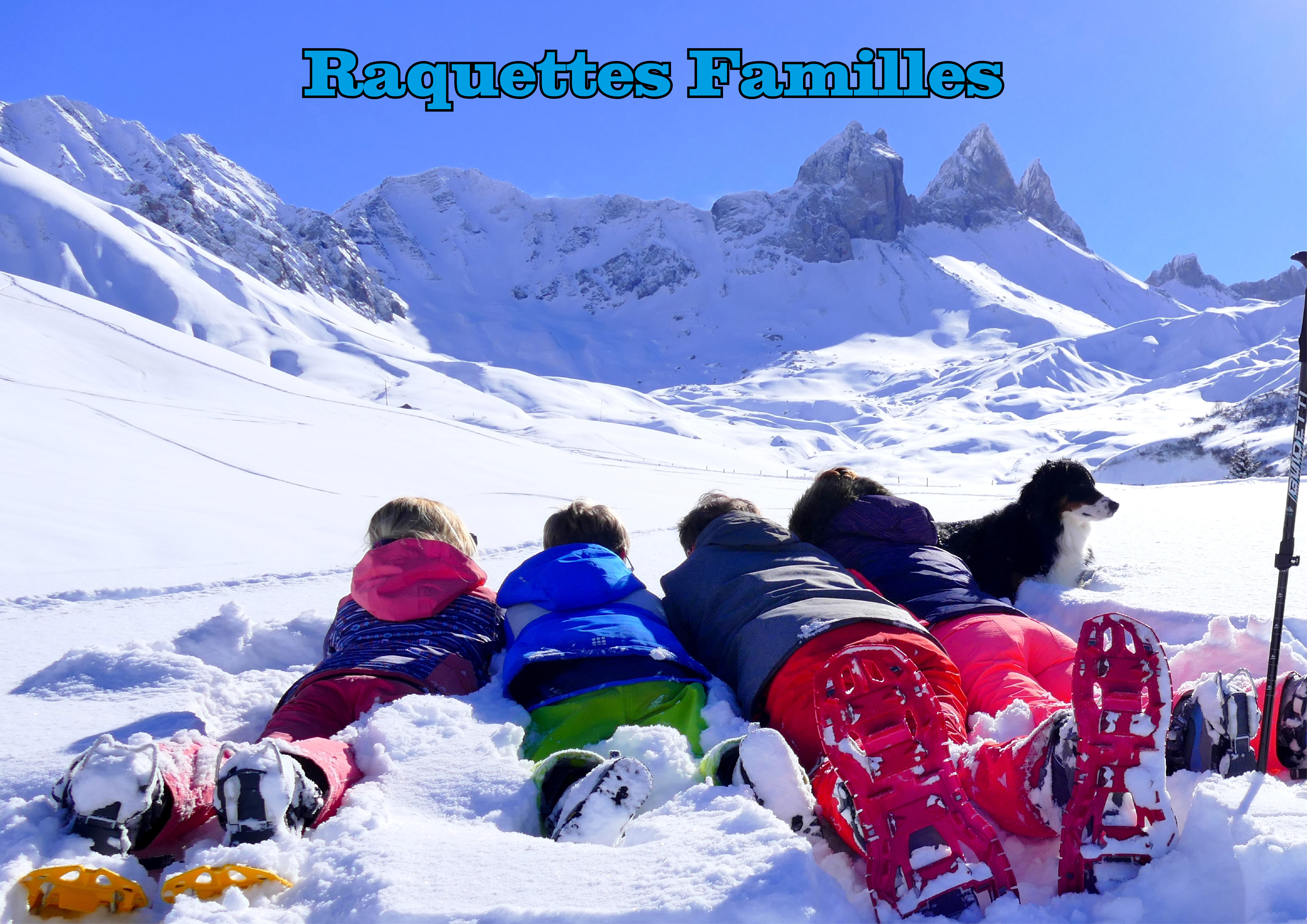 Randonnée raquettes familles