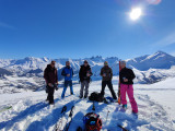 Ski mountaineering with a skiing instructor from ESF_Saint-Jean-d'Arves