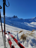 Ski mountaineering with a skiing instructor from ESF_Saint-Jean-d'Arves