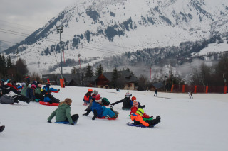 Dévalée express en luge