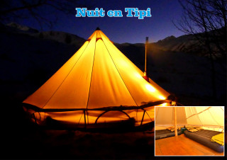Sortie thématiques - Nuit en tipi_Saint-Jean-d'Arves