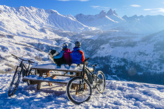 VTT électrique sur neige VTT électrique sur neige