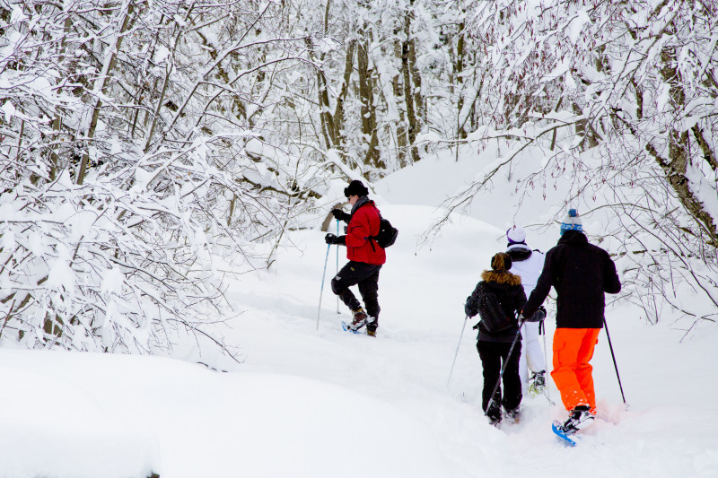 Promenade en raquettes à neige pour un « au revoir à la vallée »