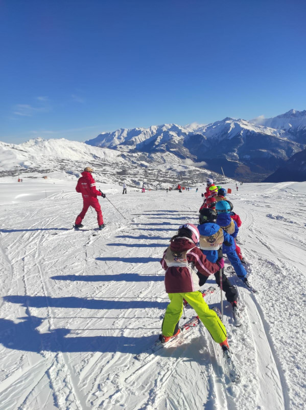 Cours de ski collectif enfants