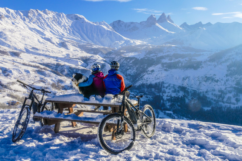 VTT électrique sur neige