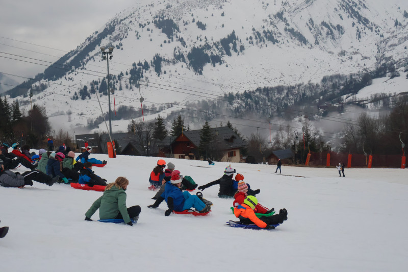 Dévalée express en luge