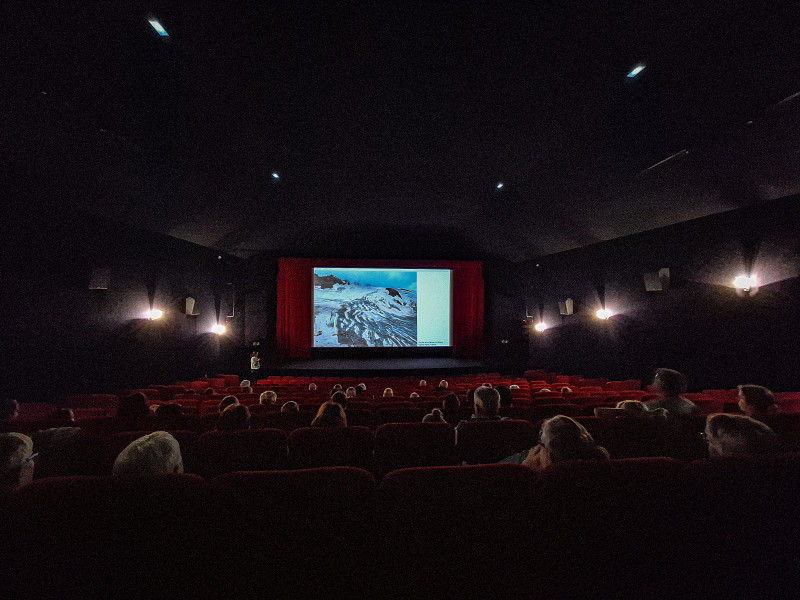 Projection La Voix des Glaciers