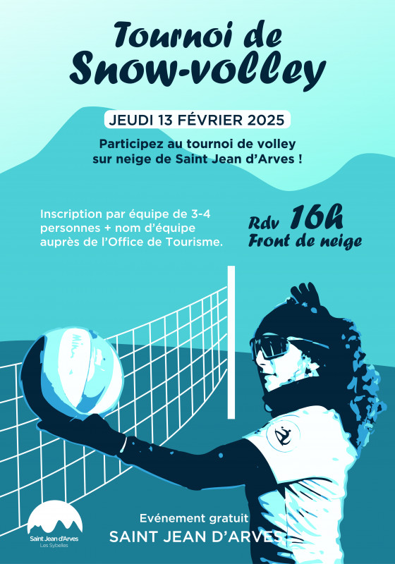 Tournoi de Snowvolley Saint-Jean d'Arves