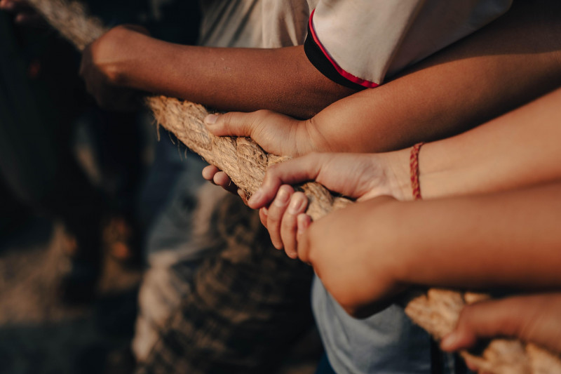 Touwtrekken met Arvi_Saint-Jean-d'Arves