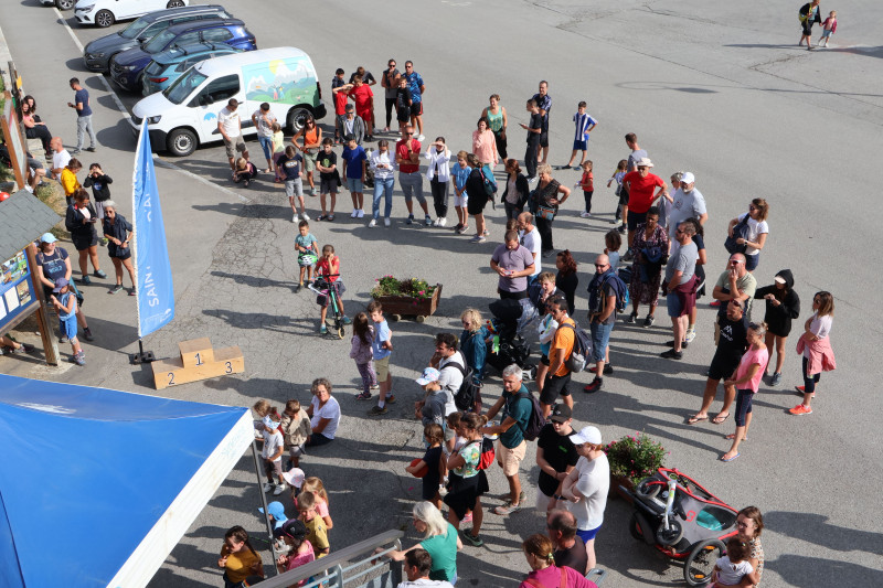 Résultats du parcours d'orientation