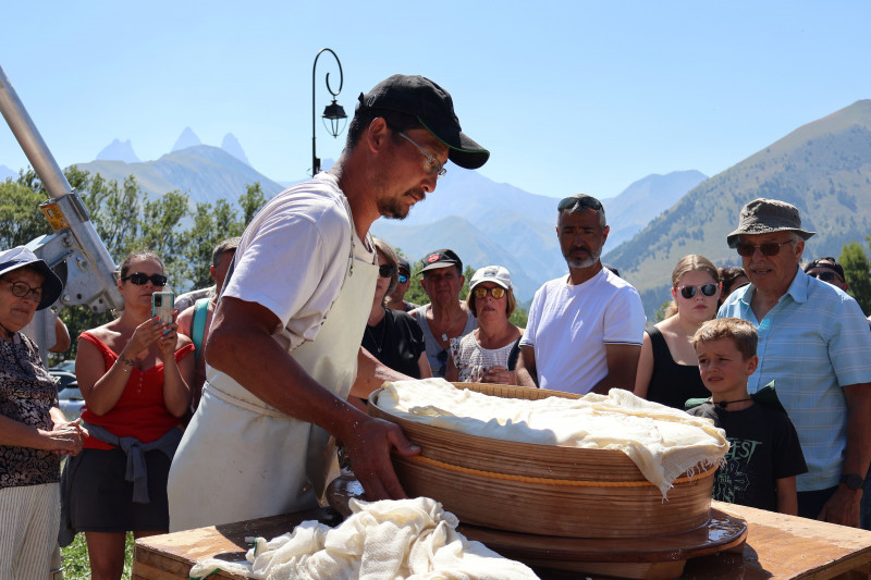 Démonstration de fromage