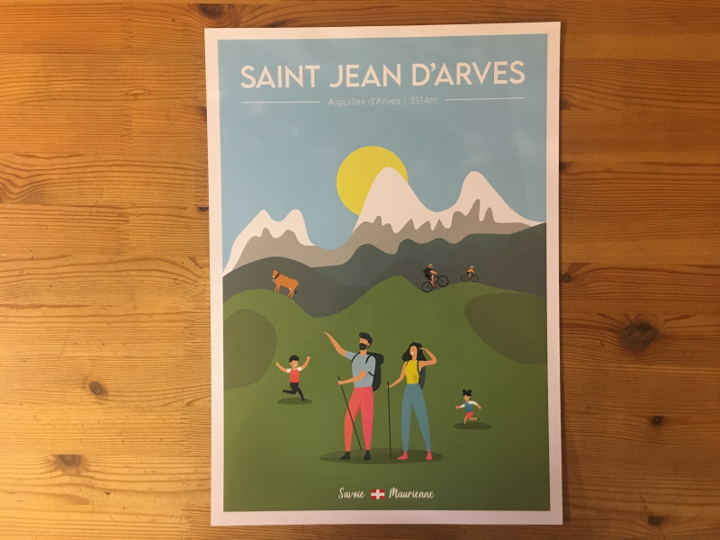 Affiche Saint Jean d'Arves été